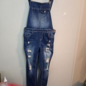 Women's jean bibs